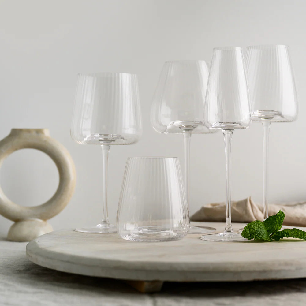 Melted Crystal Glassware - Set of 4
