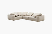 Baxx 4-Piece Corner Sofa in Malibu fabric