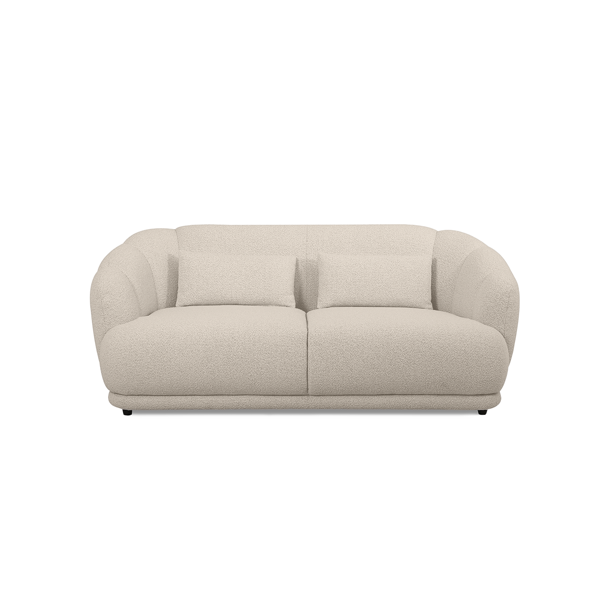 Contour Straight Sofa in Hudson Cream fabric