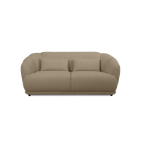 Contour Straight Sofa in Nardo Pebble fabric