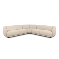 Contour Corner Sofa in Horizon Light Khaki fabric