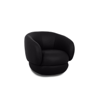 Cove Swivel Lounge Chair - Leather