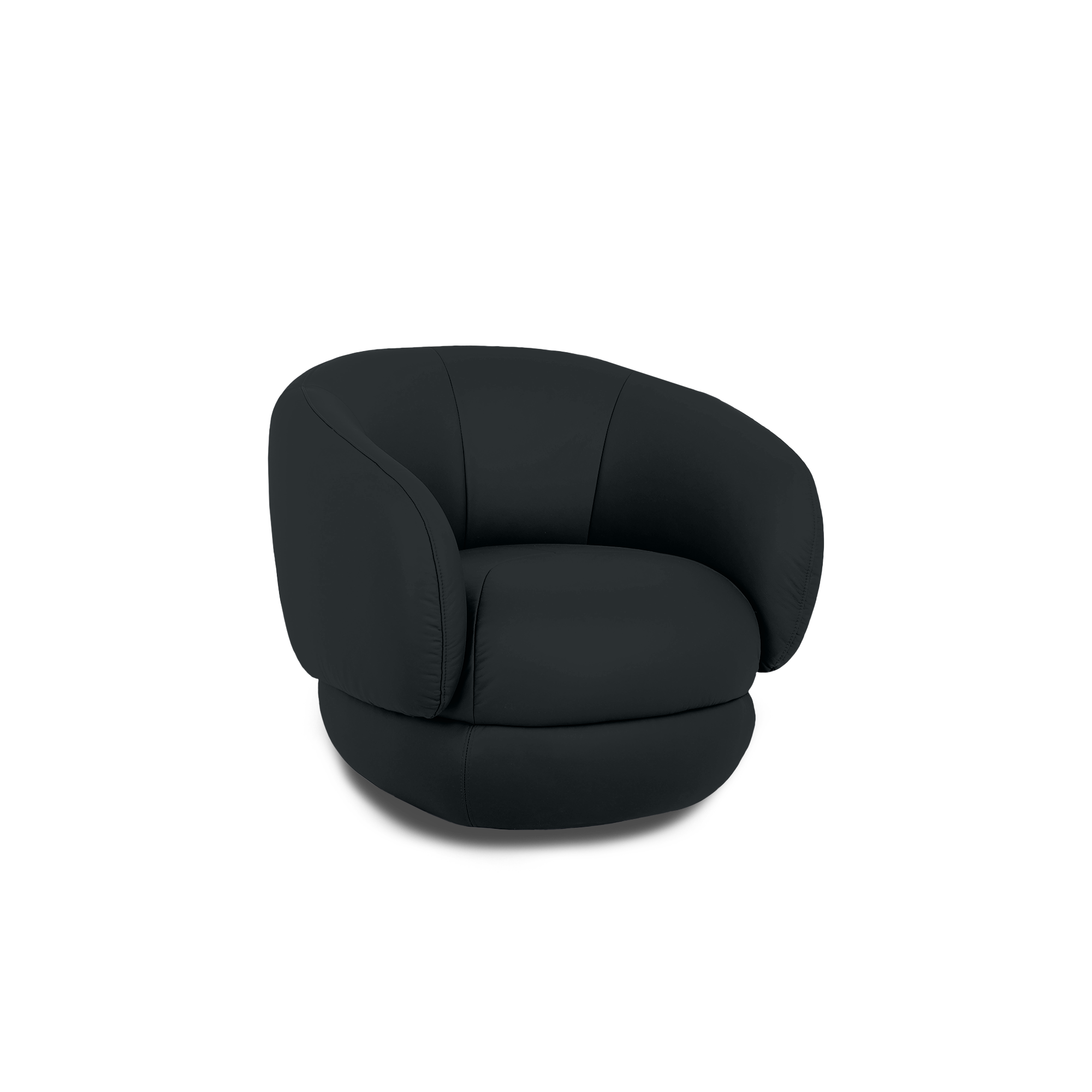 Cove Swivel Lounge Chair - Leather