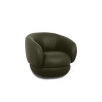 Cove Swivel Lounge Chair - Leather