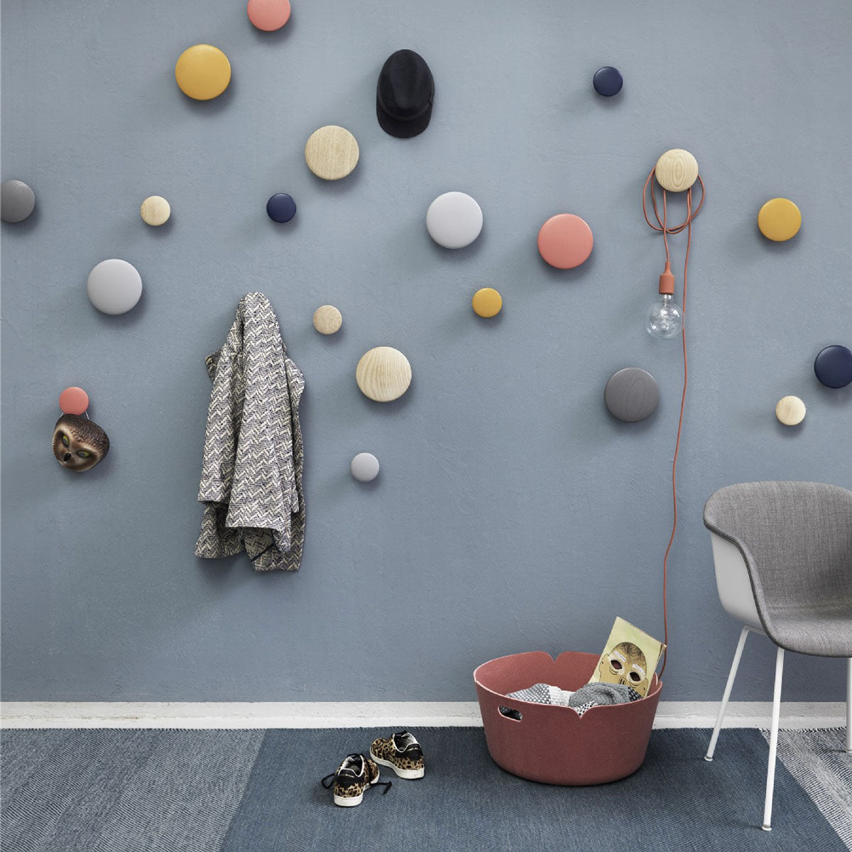 The Dots Coat Hook Large (17cm)