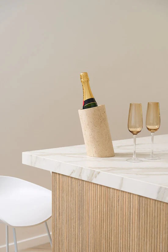 Travertine Wine Cooler, view 2