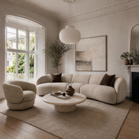 Luna Coffee Table - Travertine