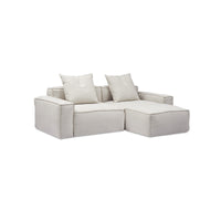 Elio Junior 2-Piece Sofa with Chaise
