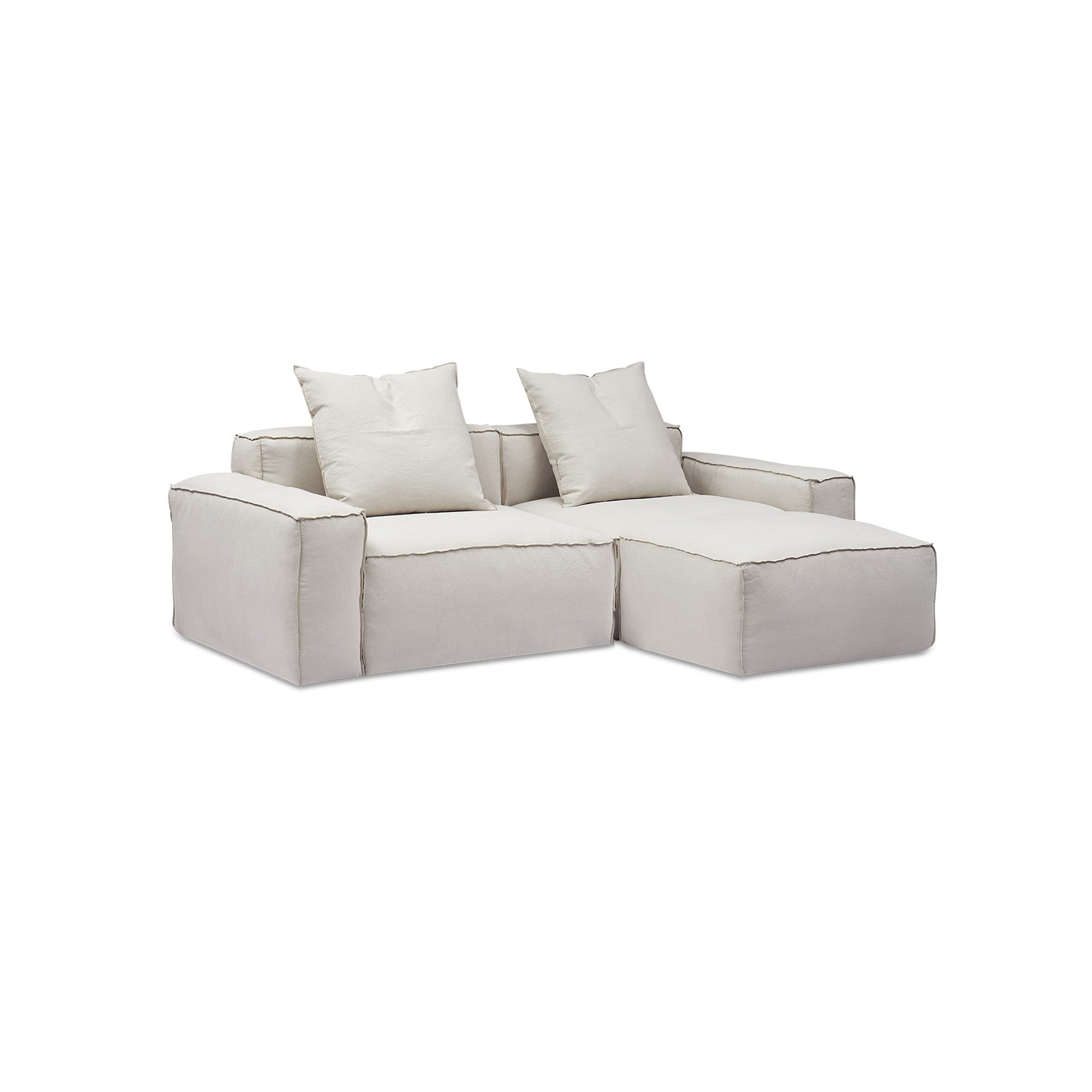 Elio Junior 2-Piece Sofa with Chaise