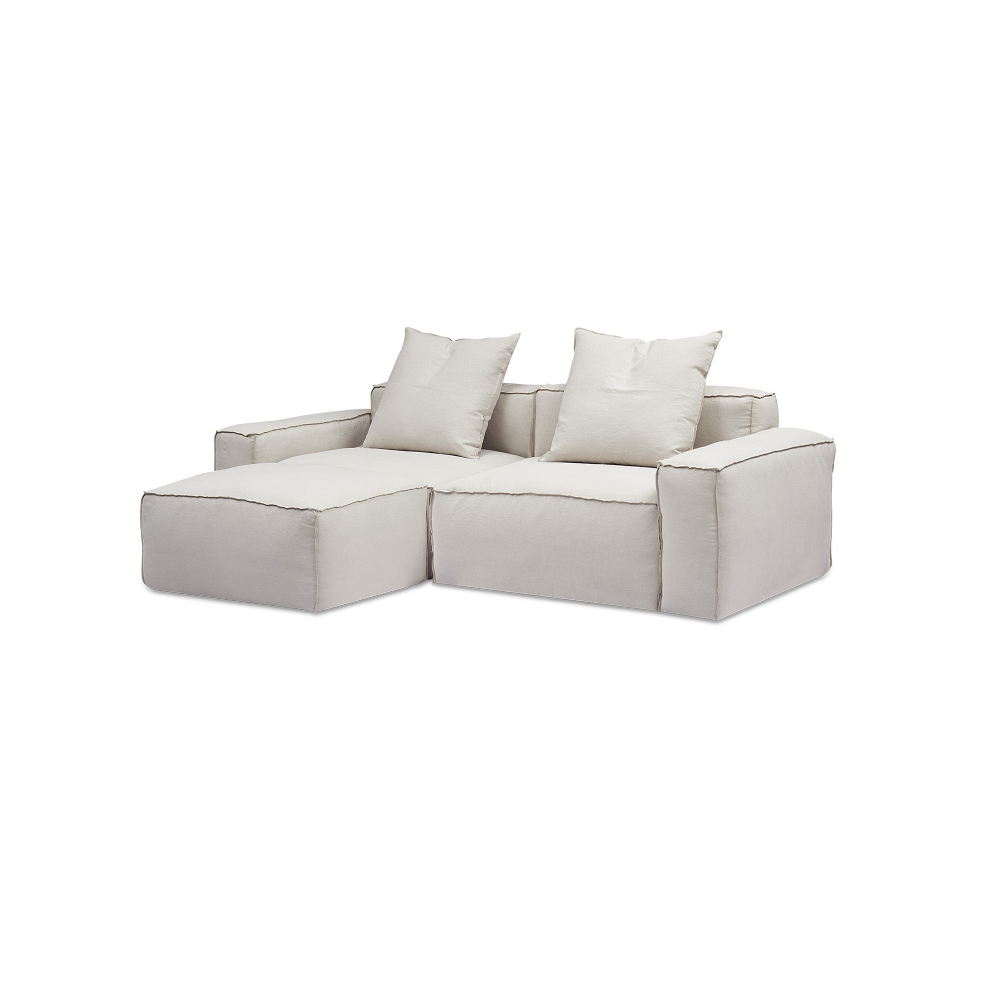 Elio Junior 2-Piece Sofa with Chaise