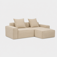 Elio Junior 2-Piece Sofa with Chaise