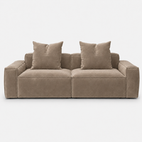 Elio Junior 2-Piece Sofa in velvet, view 9