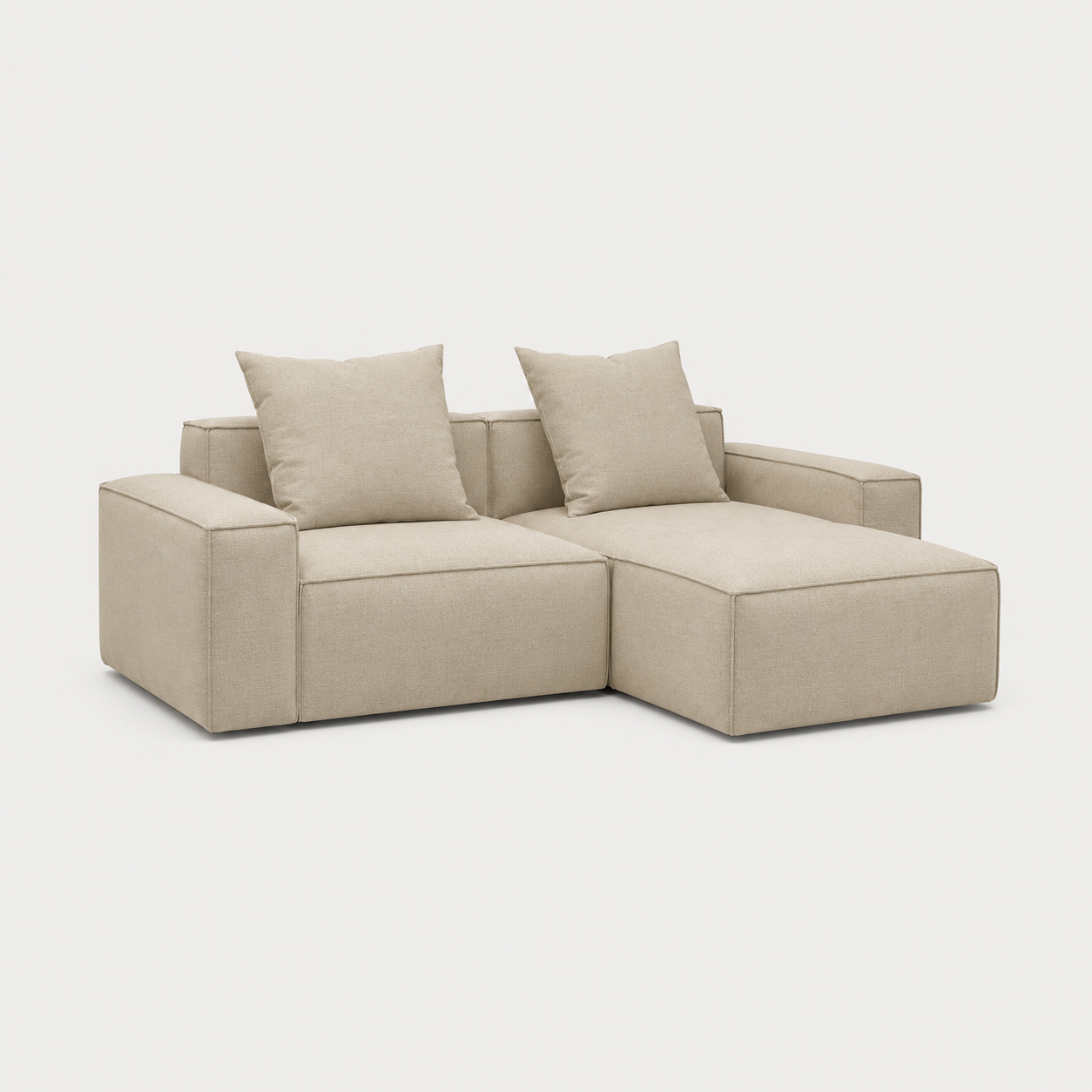 Elio Junior 2-Piece Sofa with Chaise