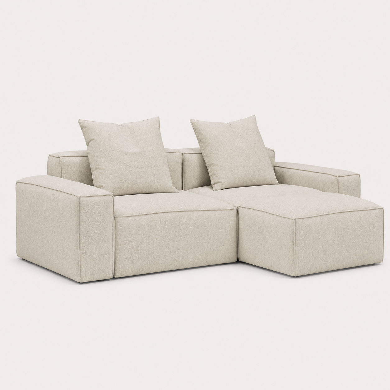 Elio Junior 2-Piece Sofa with Chaise