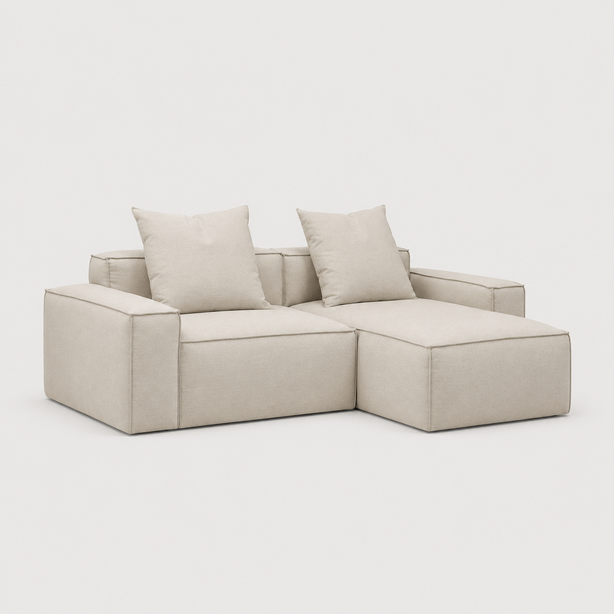 Elio Junior 2-Piece Sofa with Chaise