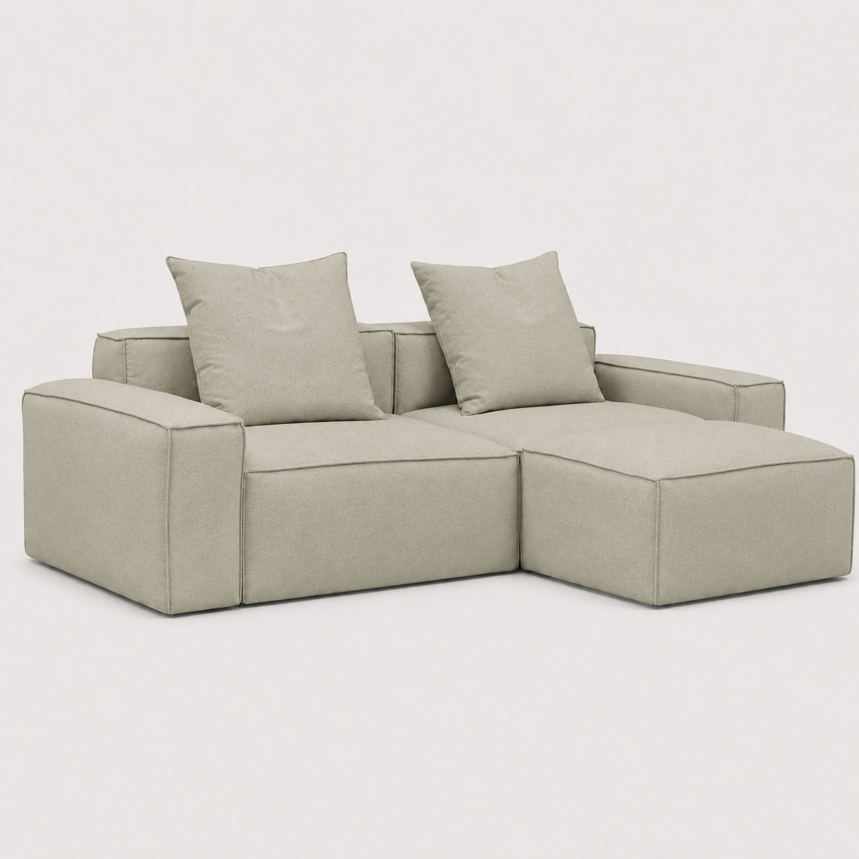Elio Junior 2-Piece Sofa with Chaise