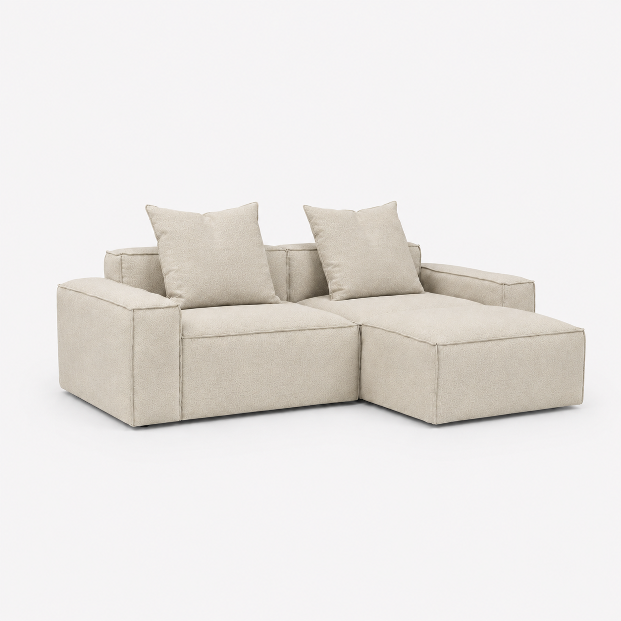 Elio Junior 2-Piece Sofa with Chaise