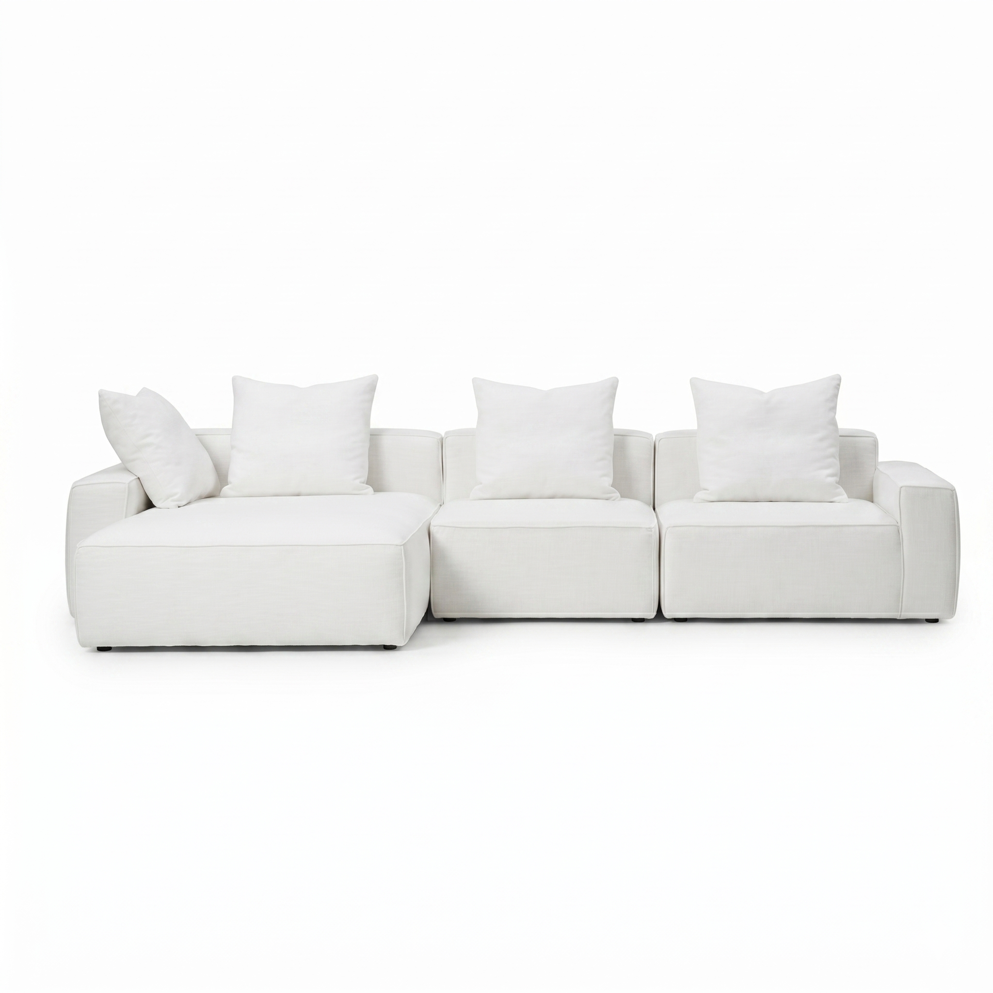 Elio Junior 3-Piece Sofa with Chaise