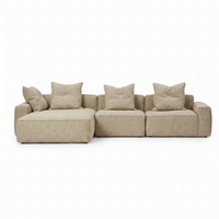 Elio Junior 3-Piece Sofa with Chaise