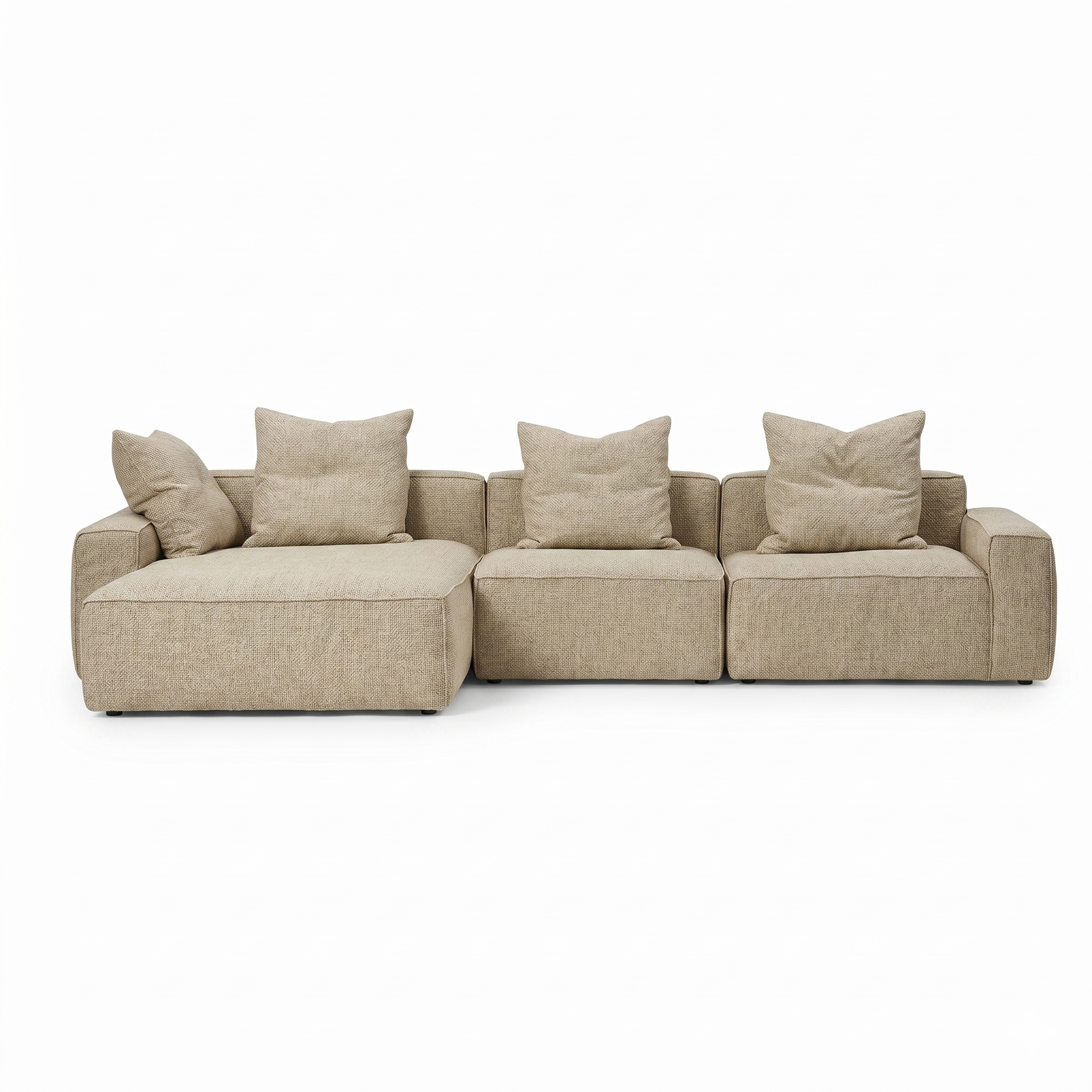 Elio Junior 3-Piece Sofa with Chaise
