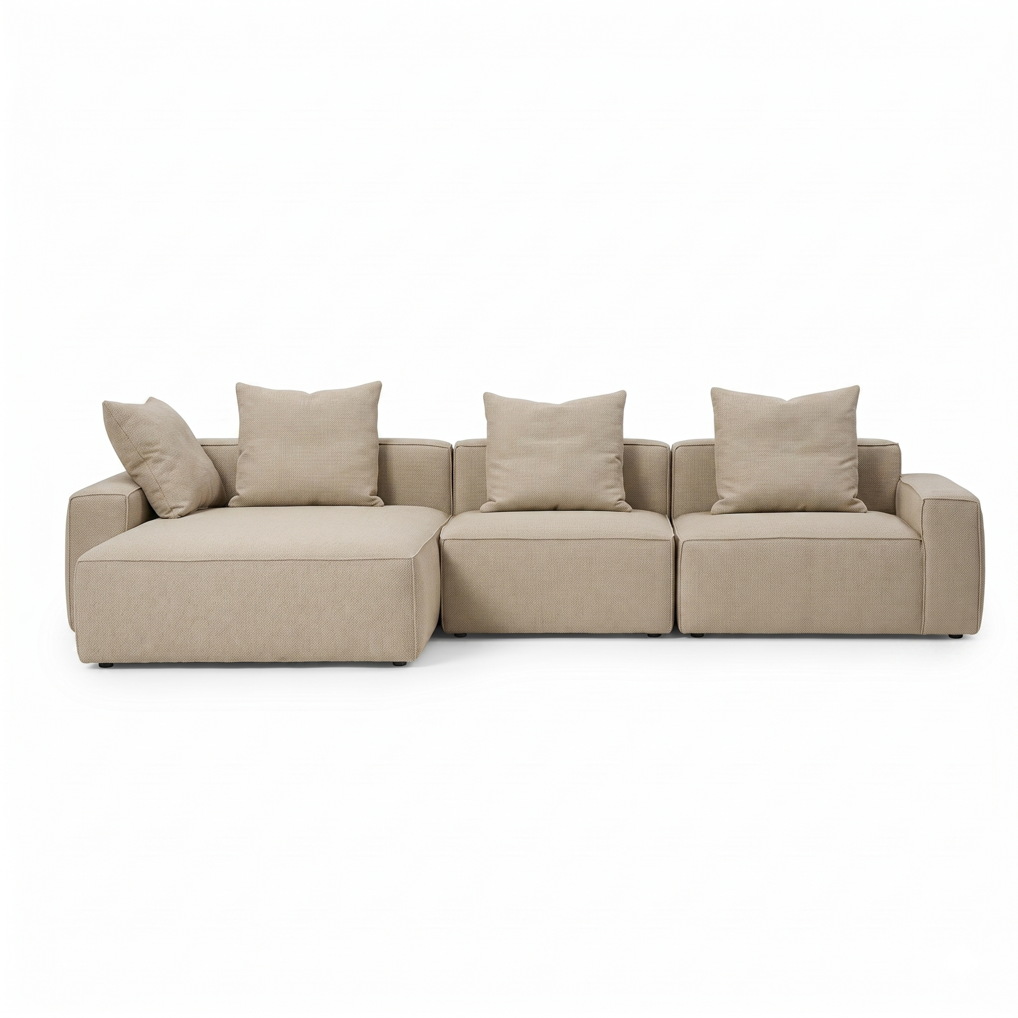 Elio Junior 3-Piece Sofa with Chaise