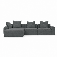 Elio Junior 3-Piece Sofa with Chaise