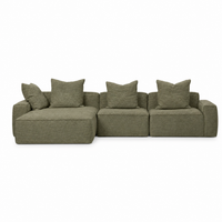 Elio Junior 3-Piece Sofa with Chaise