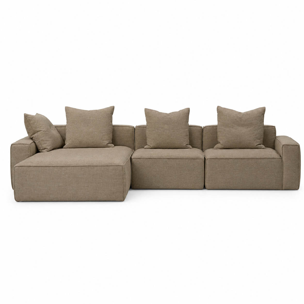 Elio Junior 3-Piece Sofa with Chaise