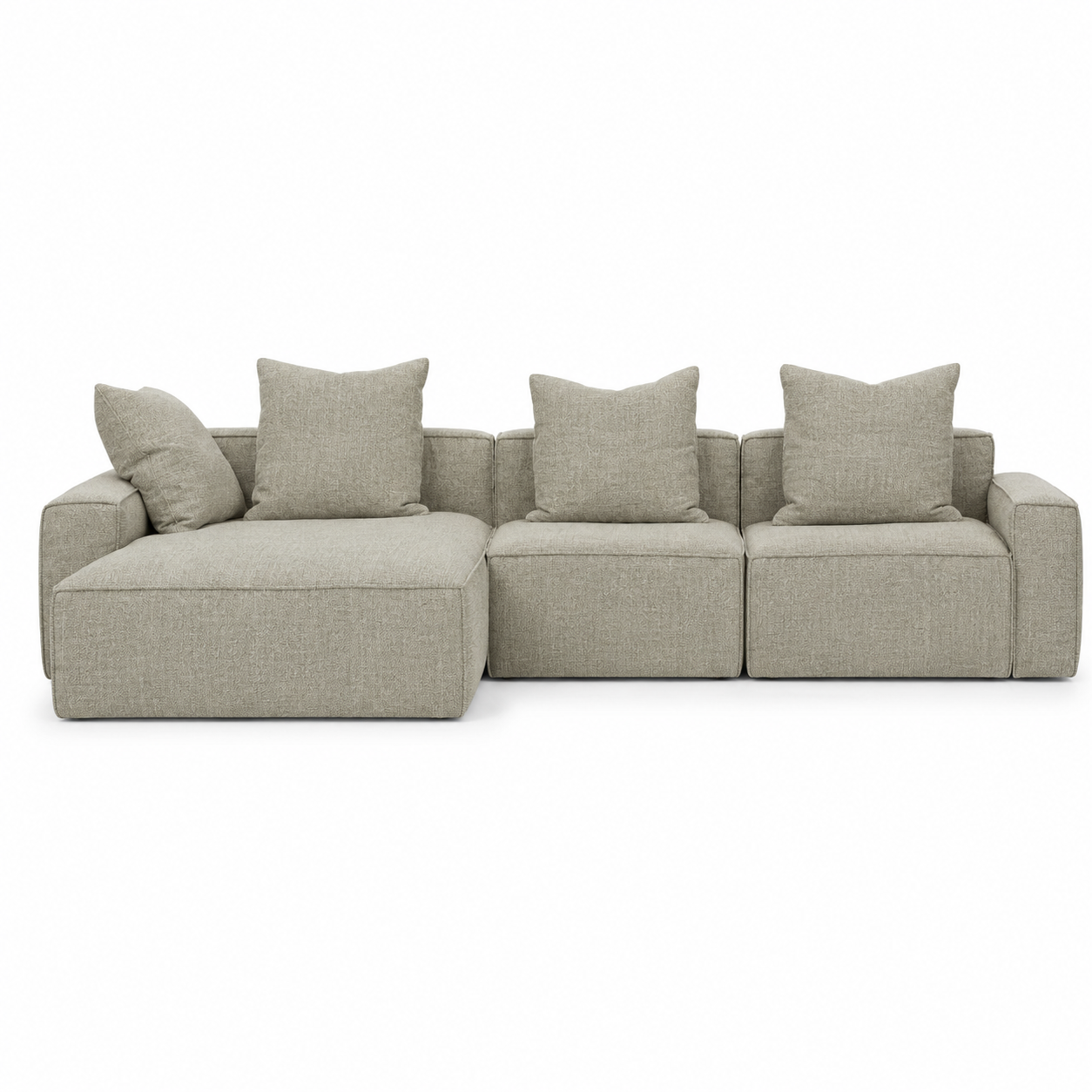 Elio Junior 3-Piece Sofa with Chaise