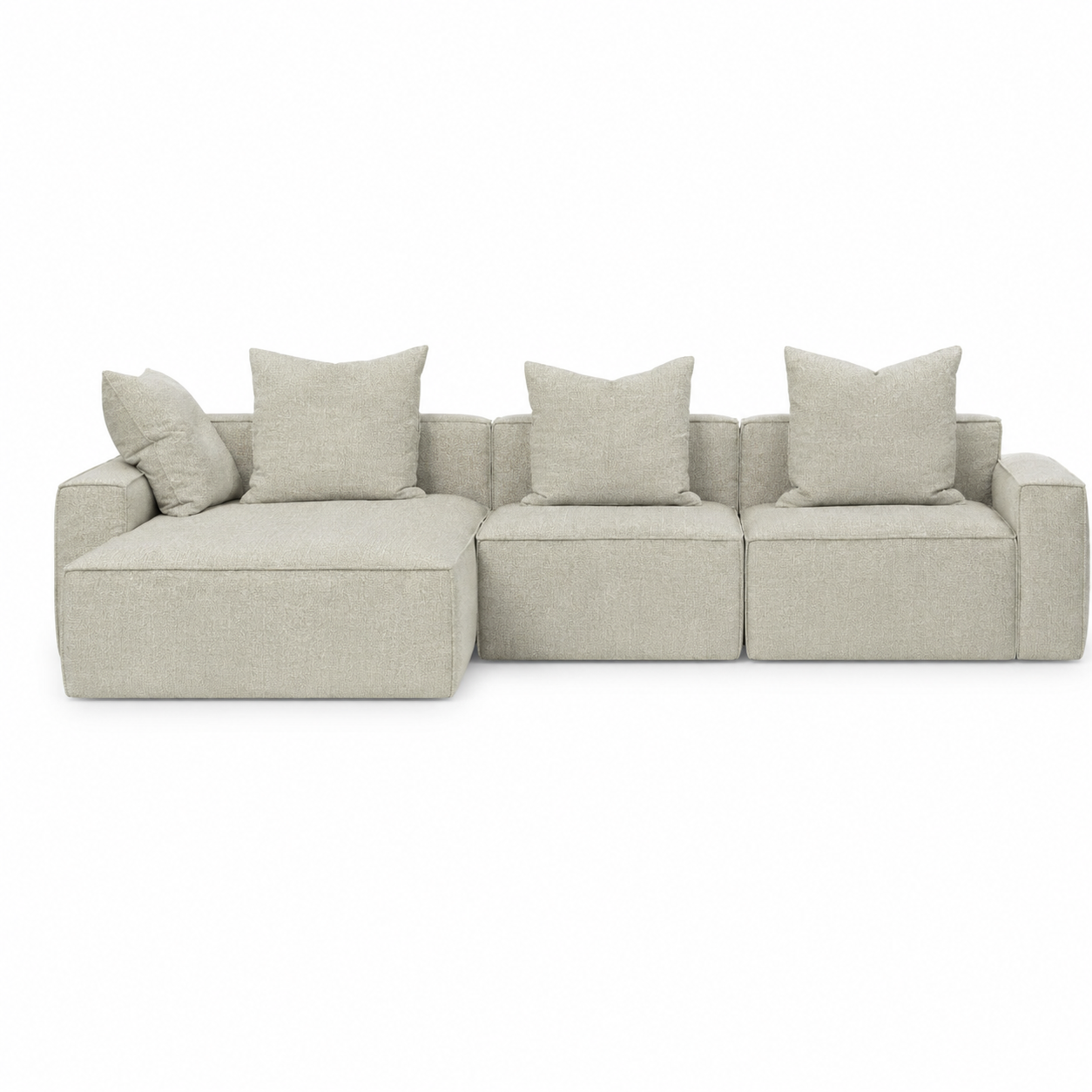 Elio Junior 3-Piece Sofa with Chaise