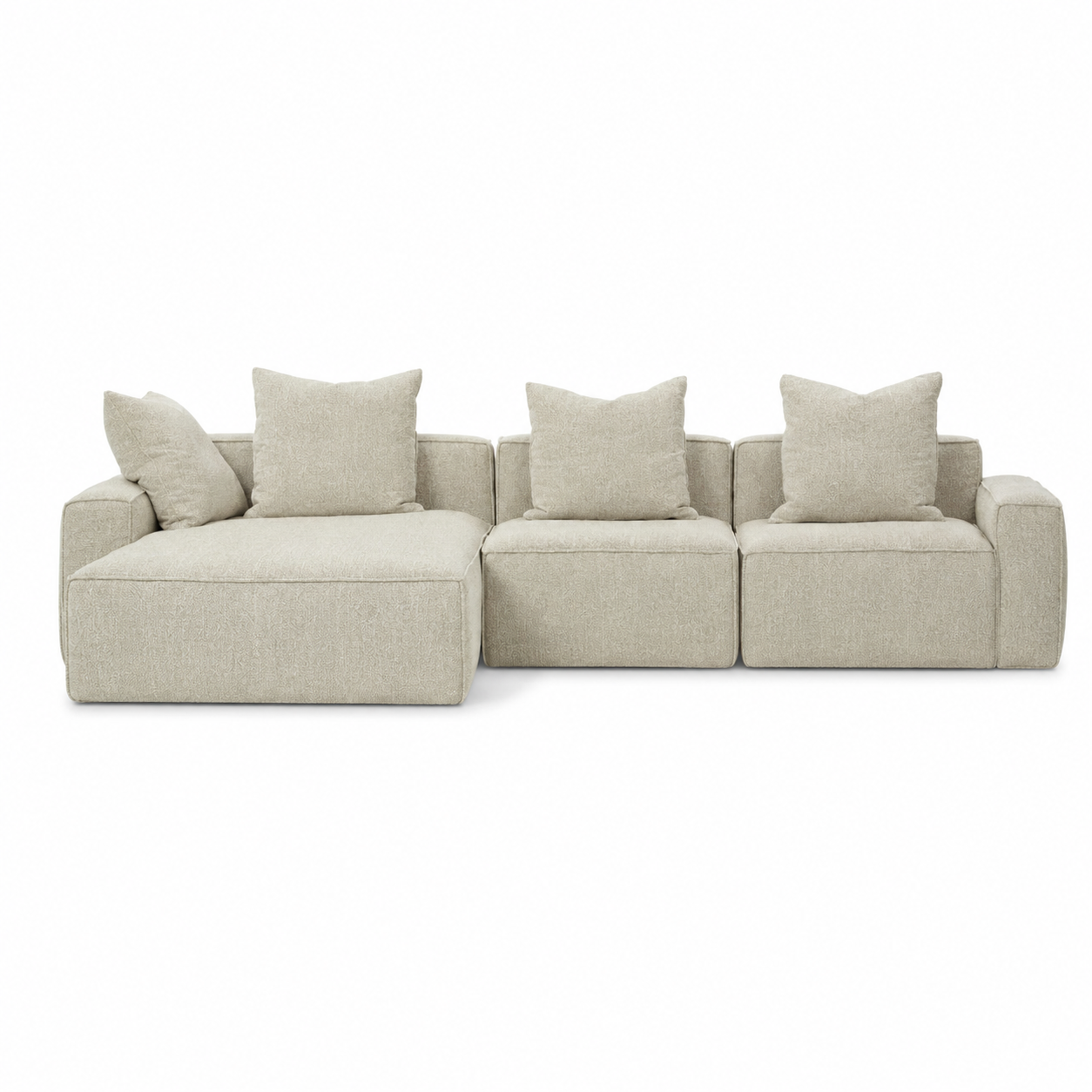 Elio Junior 3-Piece Sofa with Chaise