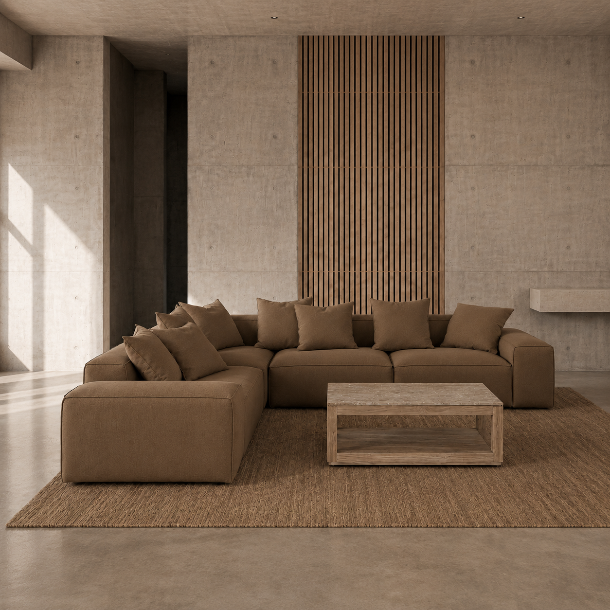 Elio 4-Piece Corner Sofa - with armrests