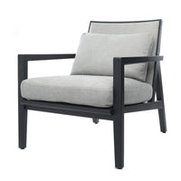 Flora Lounge Chair With Cushion, side view
