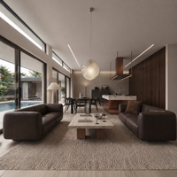 Bowie Straight Sofa - Leather