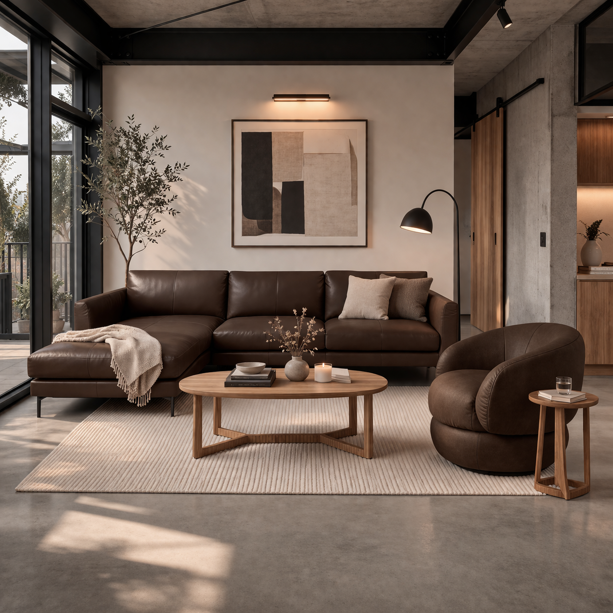 Linear L-Shape Sofa