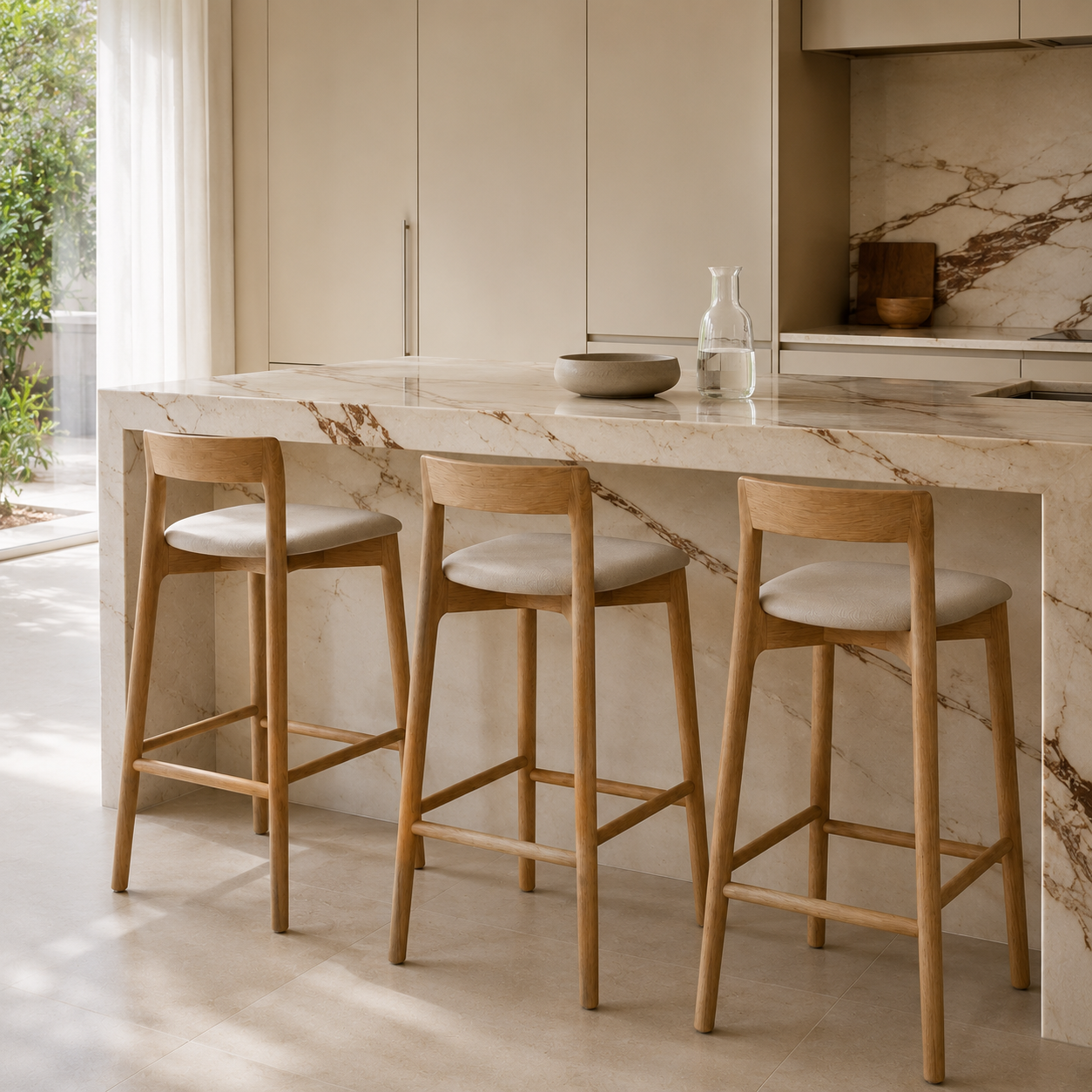 Raphael Bar Stool - coffee