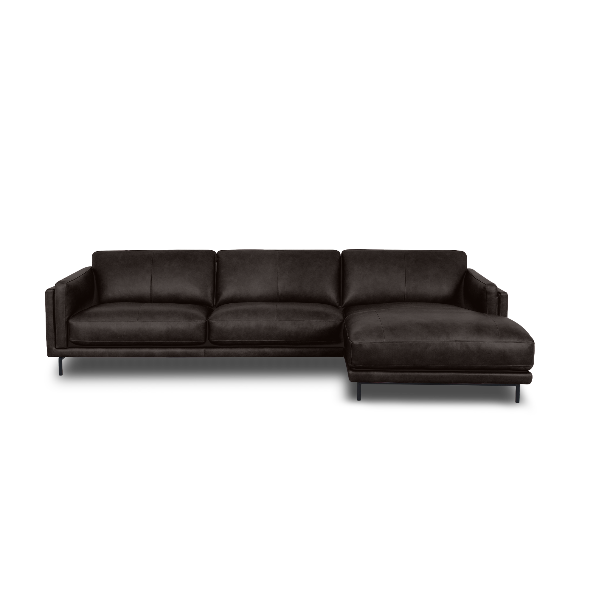 Fraser L-Shape Sofa - Leather