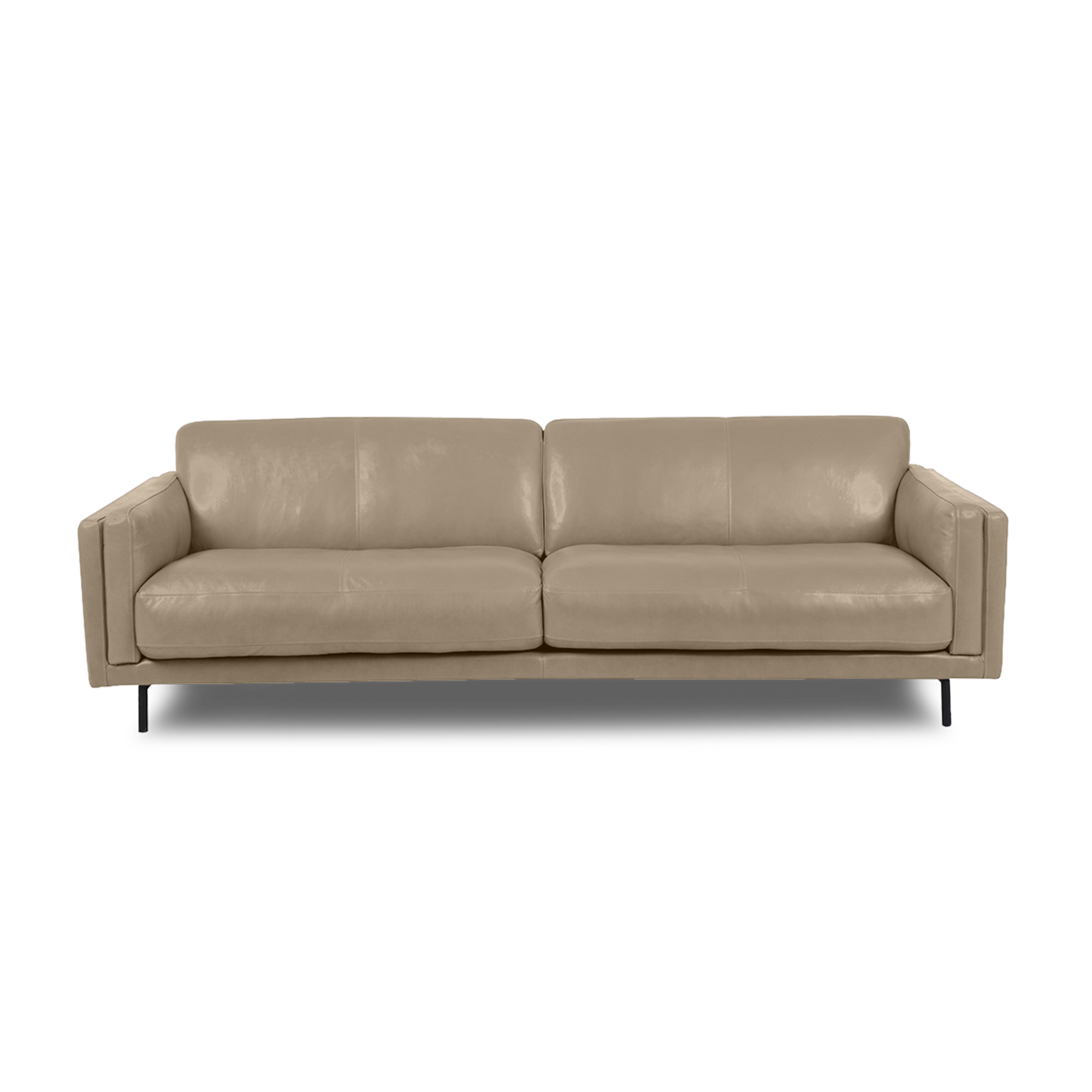 Fraser Straight Sofa - Leather