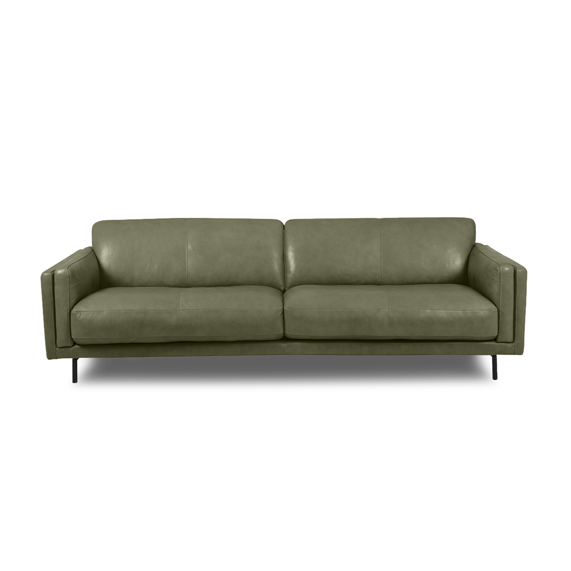 Fraser Straight Sofa - Leather