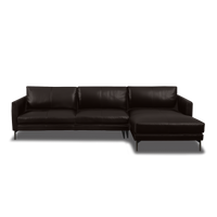 Linear L-Shape Sofa - Leather