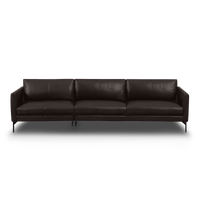 Linear Straight Sofa Leather