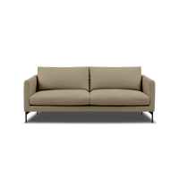 Linear Straight Sofa in Nardo Pebble fabric