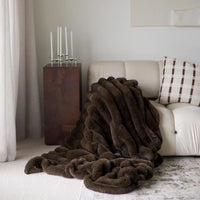 Luxe Vegan Fur Throw