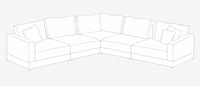 Nature-Plus 5 Piece Corner Sofa, view 2