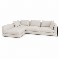 Nature-Small 4 Piece L Shape Sofa