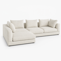 Nature-Small 4 Piece L Shape Sofa