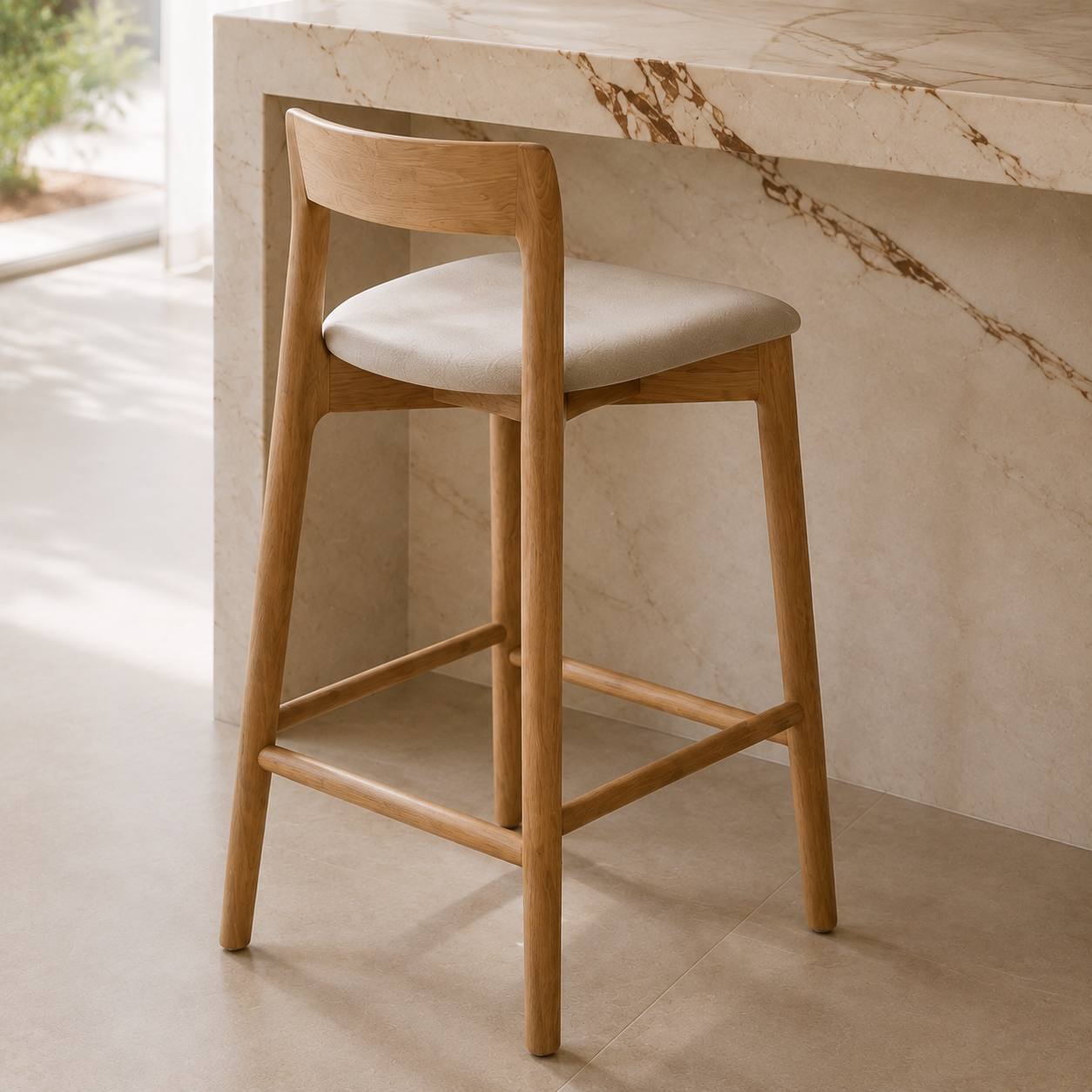 Raphael Bar Stool - coffee