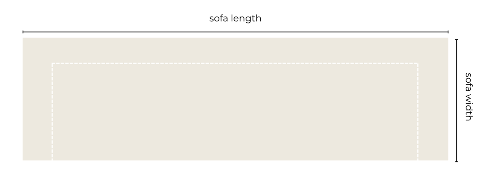 Straight sofa