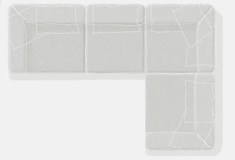 Baxx 4-Piece Corner Sofa