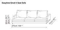 Easytime-Small 4 Seat Sofa, view 2